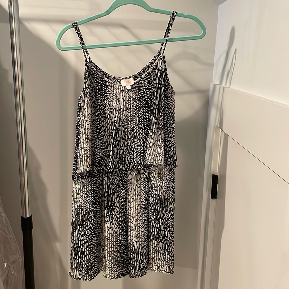 Parker Black and White dress